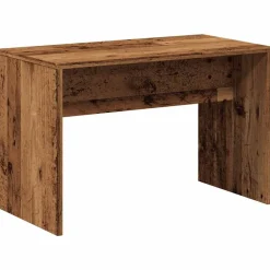 vidaXL Taburete vestidor madera contrachapada madera vieja 70x35x45 cm Madera antigua Clearance