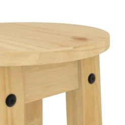 vidaXL Conjuntos De Muebles-Taburetes altos de cocina 2 uds madera maciza de pino