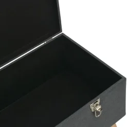 vidaXL Bancos-Taburetes de almacenamiento 3 piezas oscuro de tela