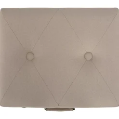 vidaXL Taburetes de almacenamiento 3 piezas de tela Beige