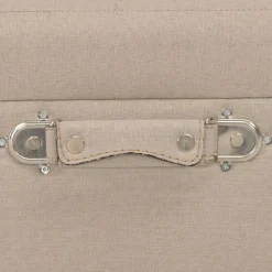vidaXL Taburetes de almacenamiento 3 piezas de tela Beige