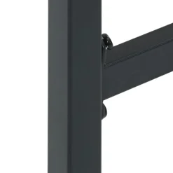 vidaXL Taburetes de bar 2 unidades acero negro 38x38x80 cm Best