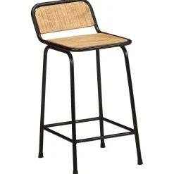 vidaXL Sillas-Taburetes de barra 2 uds 46x35,5x80 cm madera maciza de mango