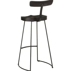 vidaXL Sillas-Taburetes de barra 2 uds 49x43x103 cm madera maciza mango