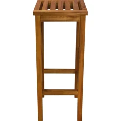 vidaXL Muebles De Jardín-Taburetes de cocina 2 unidades madera maciza de acacia