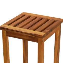 vidaXL Muebles De Jardín-Taburetes de cocina 2 unidades madera maciza de acacia