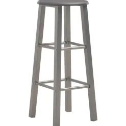 vidaXL Taburetes de cocina 2 unidades MDF gris Antracita Hot