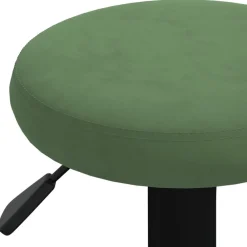 vidaXL Taburetes de cocina 2 unidades terciopelo Verde oscuro Clearance