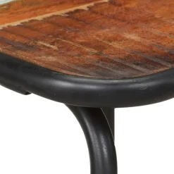 vidaXL Taburetes de cocina 2 unidades madera maciza reciclada Clearance