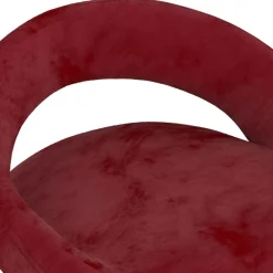 vidaXL Sillas-Taburetes de cocina 2 unidades terciopelo rojo tinto