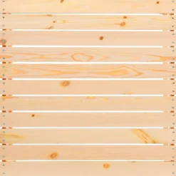 vidaXL Taburetes de jardín con cojines madera maciza de pino Marrón y negro Sale