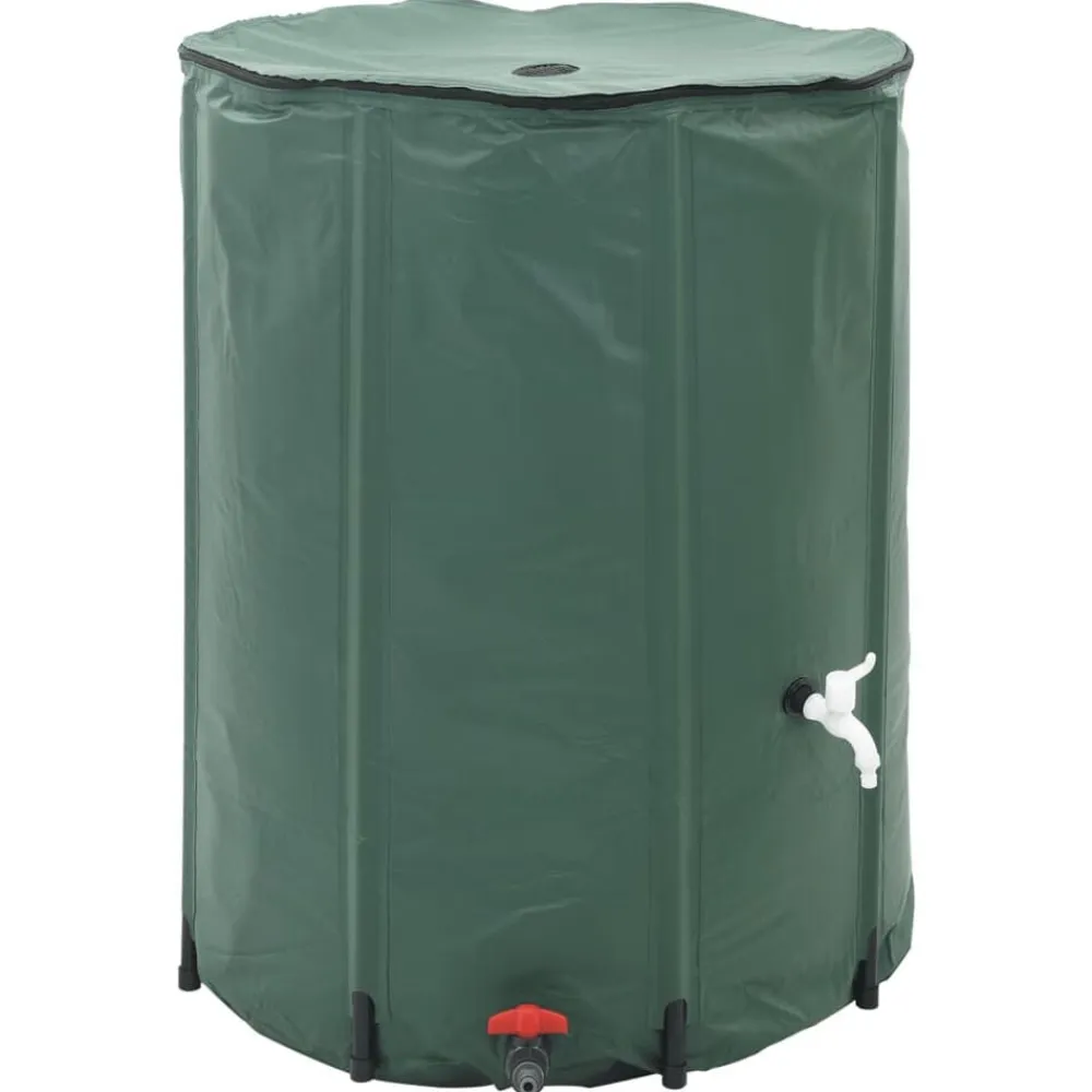 vidaXL Tanque de agua de lluvia plegable 750 L Verde Hot
