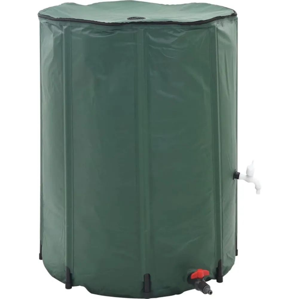 vidaXL Tanque de agua de lluvia plegable 750 L Verde Hot