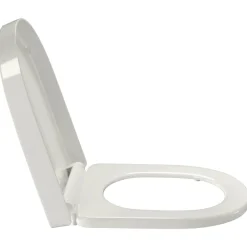 vidaXL Tapa de váter cierre suave y desenganche rápido blanca cuadrado Blanco Sale