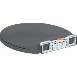 vidaXL Fontanería-Tapa de váter con cierre suave desenganche rápido ovalada