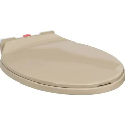 vidaXL Tapa de váter con cierre suave desenganche rápido ovalada Beige New