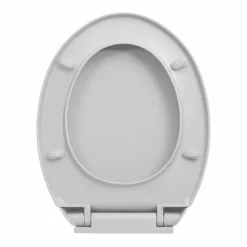 vidaXL Fontanería-Tapa y asiento de váter con cierre suave ovalada