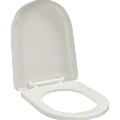 vidaXL Tapa y asiento de váter con cierre suave cuadrado blanco Best
