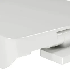 vidaXL Tapa y asiento de váter con cierre suave cuadrado blanco Best