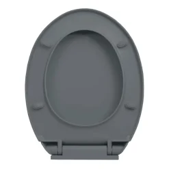 vidaXL Fontanería-Tapa y asiento de váter con cierre suave ovalada