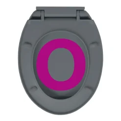 vidaXL Fontanería-Tapa y asiento de váter con cierre suave ovalada