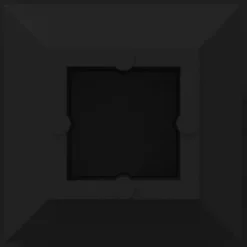 vidaXL Tapas de Finalización 2 pcs Negro 15 x 15 x 15 mm PP Clearance