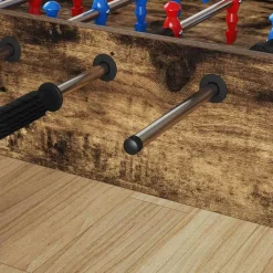 vidaXL Juegos De Interior-Tapas de mesa de futbolín 10 pcs Negro 1,5 x 1,5 x 1 cm PP