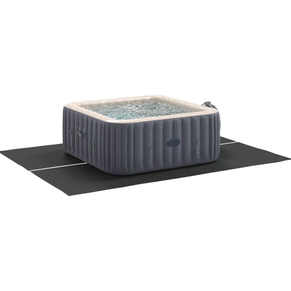 vidaXL Tapiz de suelo piscina geotextil poliéster gris claro 300x220cm Discount