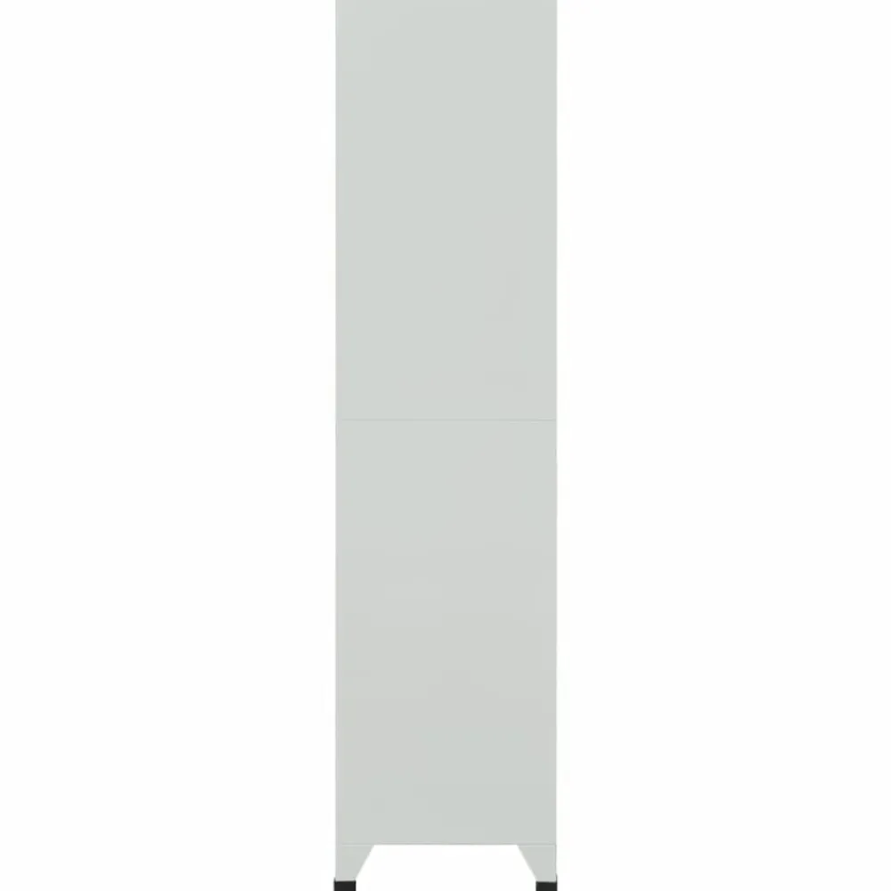 vidaXL Armarios Y Almacenamiento-Taquilla con 6 compartimentos acero 90x45x180 cm