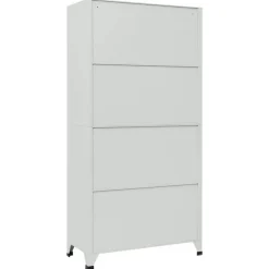 vidaXL Armarios Y Almacenamiento-Taquilla con 6 compartimentos acero 90x45x180 cm