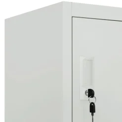 vidaXL Armarios Y Almacenamiento-Taquilla con 6 compartimentos acero 90x45x180 cm