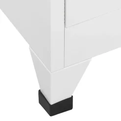 vidaXL Taquilla de acero 90x45x180 cm Blanco Hot