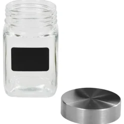 vidaXL Tarros de almacenaje con pegatina 12 unidades 300 ml Outlet
