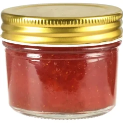 vidaXL Cocina Y Comedor-Tarros de mermelada de vidrio tapa dorada 24 uds 110 ml