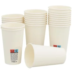 vidaXL Tazas de café de papel 1000 uds 16oz 400ml blanco Sale