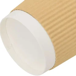 vidaXL Restauración-Tazas de café de papel 500 uds 16oz 400ml marrón