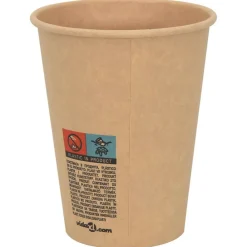 vidaXL Tazas de café de papel 1000 uds 12oz 300ml marrón Hot