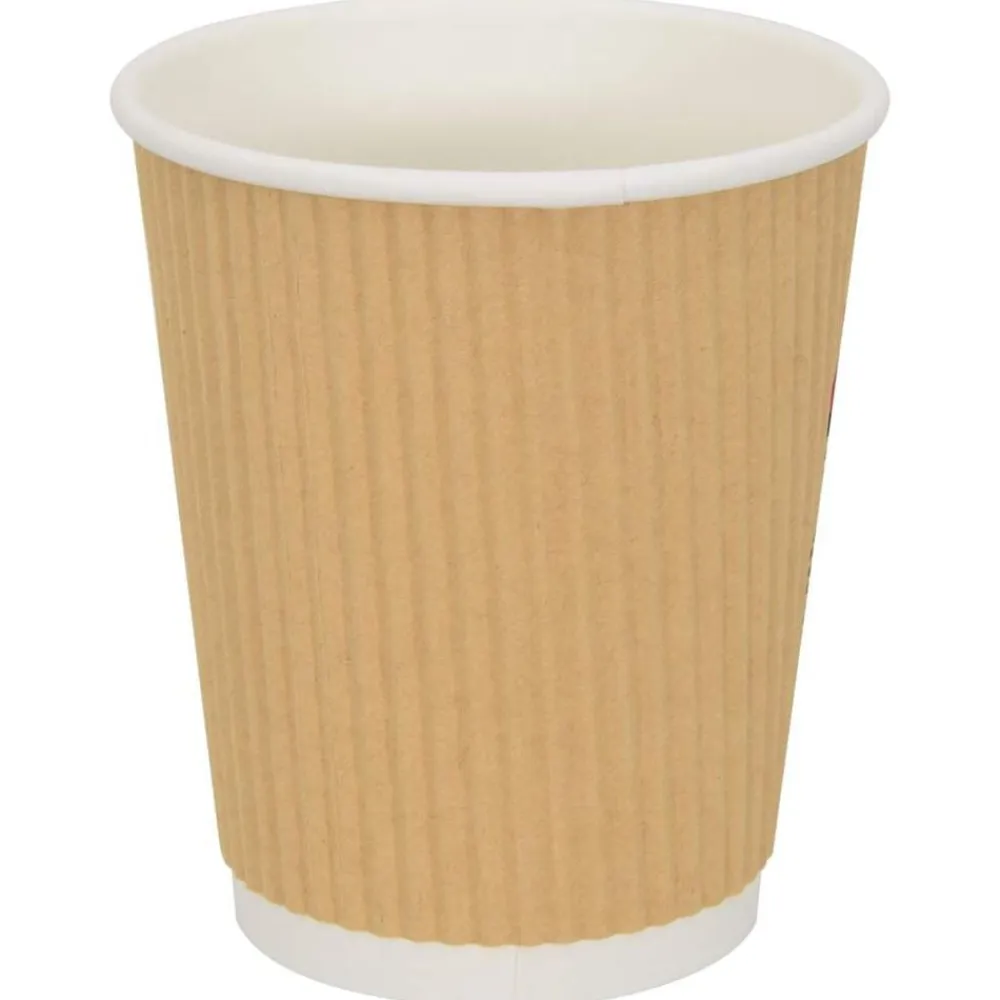 vidaXL Tazas de café de papel 500 uds 8oz 200ml blanco