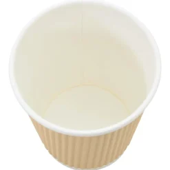 vidaXL Tazas de café de papel 500 uds 8oz 200ml blanco