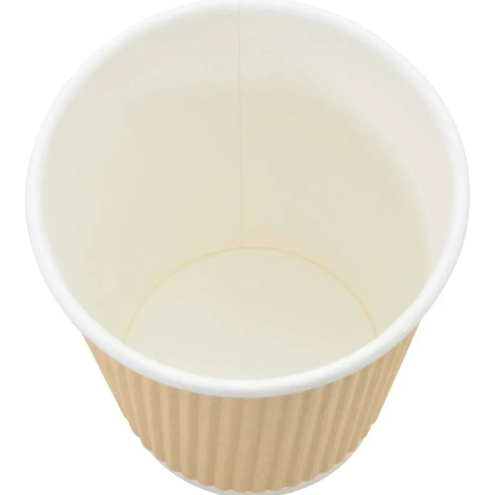 vidaXL Tazas de café de papel 500 uds 8oz 200ml blanco