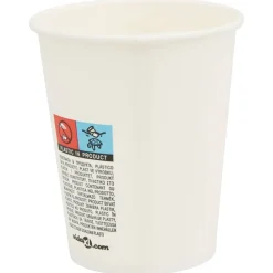 vidaXL Restauración-Tazas de café de papel 1000 uds 8oz 200ml blanco