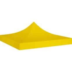 vidaXL Techo de carpa para celebraciones 3x3 m 270 g/m² Amarillo Online