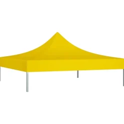 vidaXL Techo de carpa para celebraciones 3x3 m 270 g/m² Amarillo Online