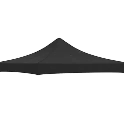 vidaXL Techo de carpa para celebraciones 3x3 m 270 g/m² Negro Online