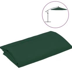 vidaXL Jardín-Tela de repuesto para sombrilla voladiza 300 cm