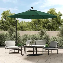 vidaXL Jardín-Tela de repuesto para sombrilla voladiza 300 cm