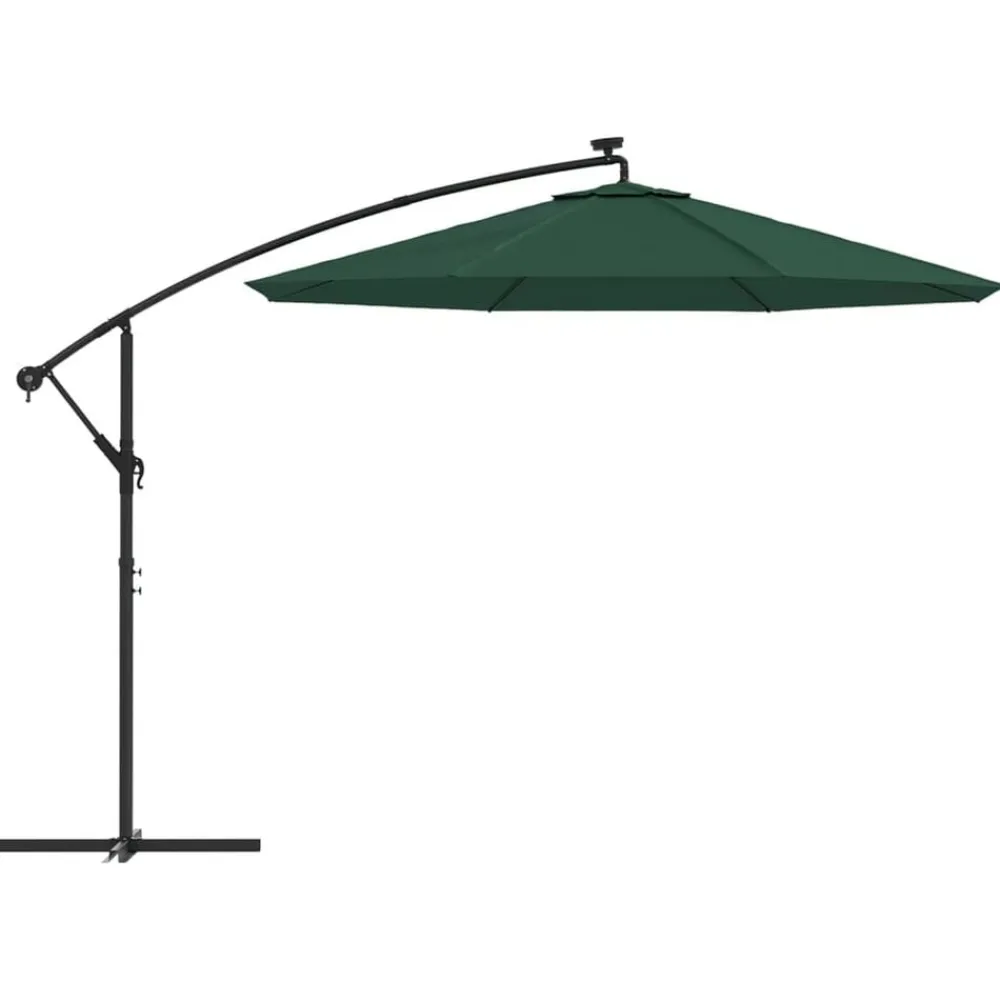 vidaXL Jardín-Tela de repuesto para sombrilla voladiza 300 cm