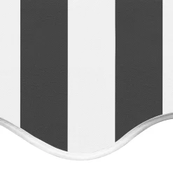 vidaXL Tela de repuesto para toldo gris blanco 3x2,5 m Antracita y Discount