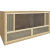 vidaXL Productos Para Mascotas-Terrario de madera contrachapada 80x40x40 cm