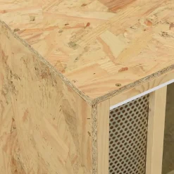 vidaXL Productos Para Mascotas-Terrario de madera contrachapada 80x40x40 cm